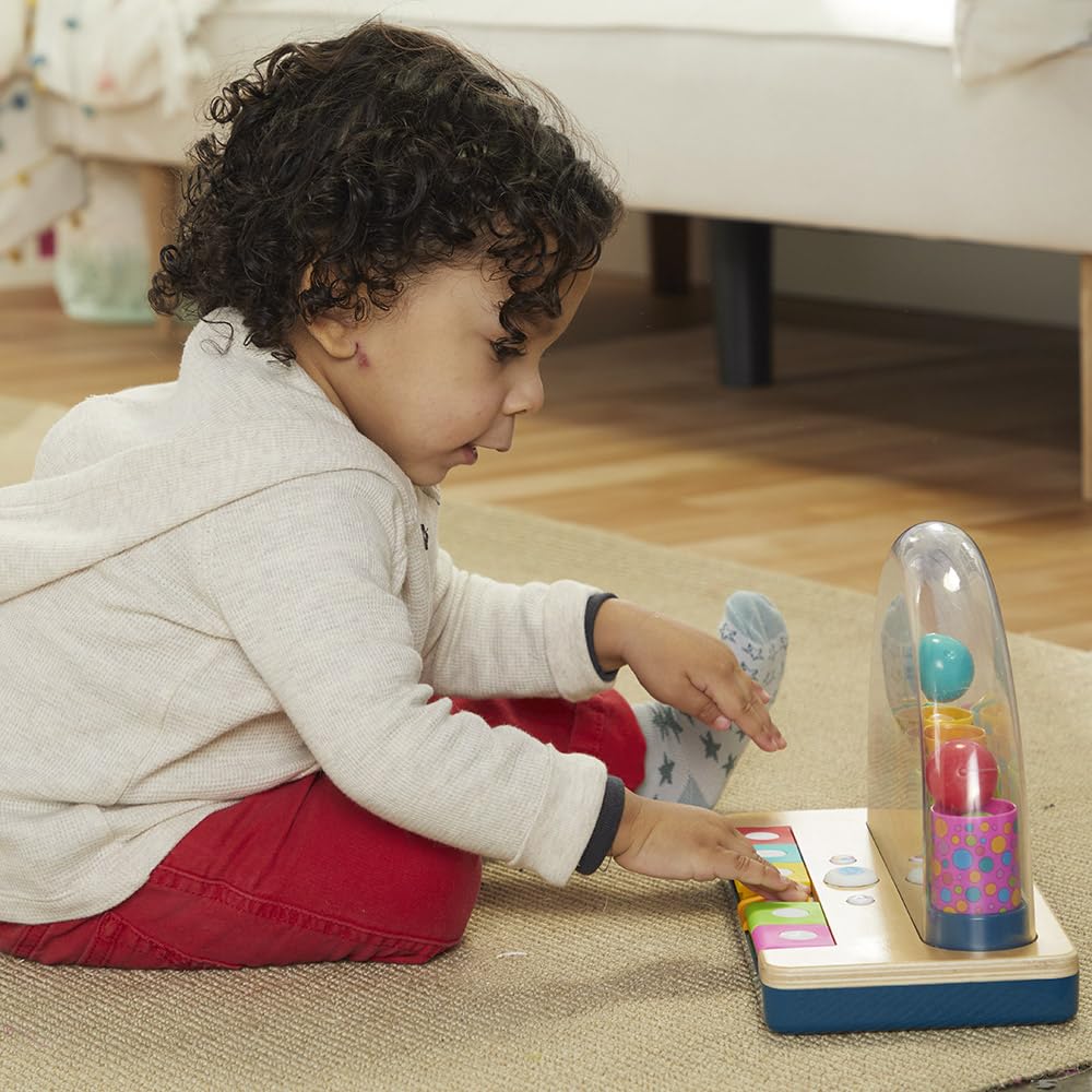 Playskool Playskool Little Wonders Pop-A-Tune: Colorful Musical Toy for 12+ Months - Fun Sounds & Cause-Effect Learning! - View 6 of 7