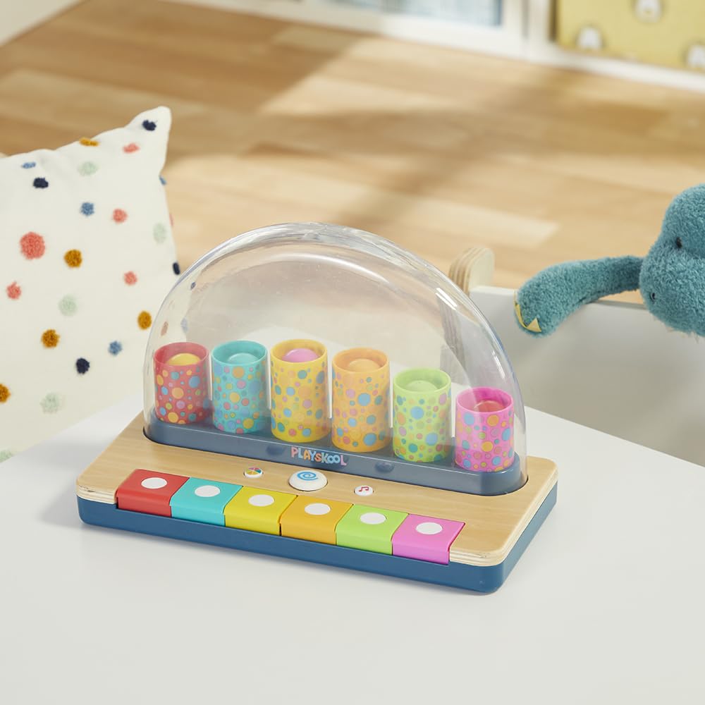 Playskool Playskool Little Wonders Pop-A-Tune: Colorful Musical Toy for 12+ Months - Fun Sounds & Cause-Effect Learning! - View 7 of 7