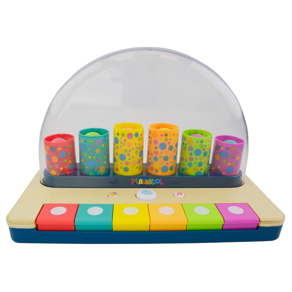 Playskool Playskool Little Wonders Pop-A-Tune: Colorful Musical Toy for 12+ Months - Fun Sounds & Cause-Effect Learning!