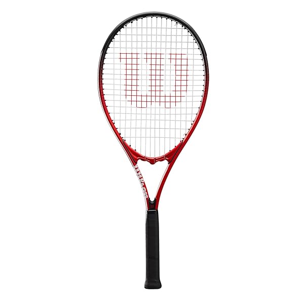 Wilson Pro Staff Precision XL 110 Tennis Racket - Lightweight Aluminium, Head-Light Balance, Red/Black, 326g, 69.2cm