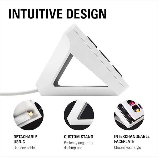 Elgato Elgato Stream Deck MK.2 White: 15 Macro Keys for OBS, Twitch & YouTube - Compatible with Mac & PC - View 4 of 10