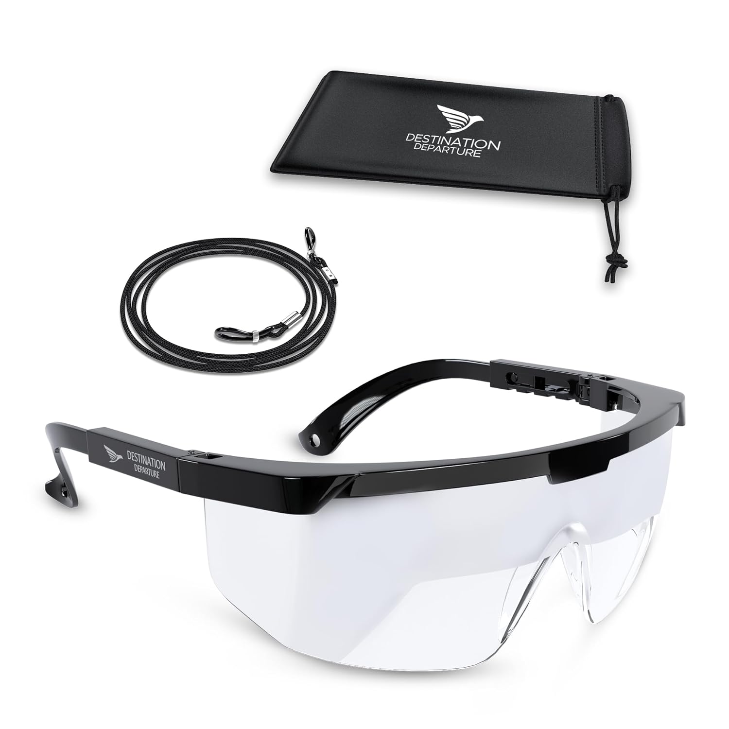Destination Departure Destination Departure Foggles IFR Training Aviation Glasses Adjustable Frosted Lenses Simulate Meteorological Conditions for Effective Training