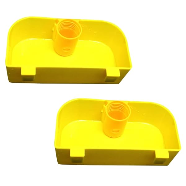 STOBOK STOBOK Bird Cage Water Dispenser Feeder 2PCS Automatic Water Bowl for Parrots Pigeons Parakeets and Budgies