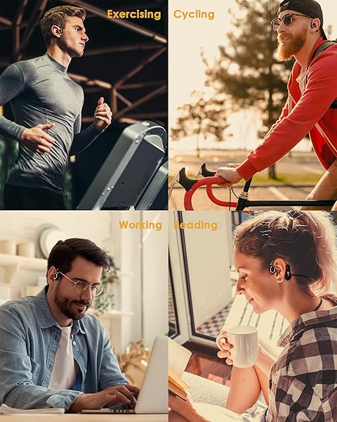 MEE audio Lightweight MEE Audio AirHooks: Sweatproof Open Ear Bluetooth Headphones for Safe Workouts & Clear Sound - View 7 of 9