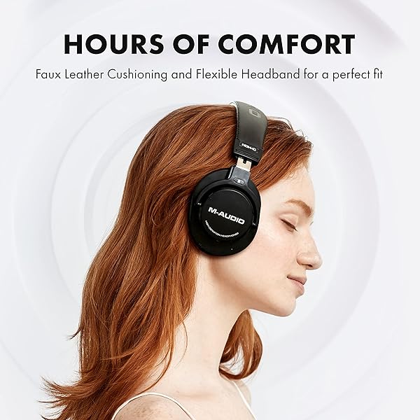 M-AUDIO Buy M-Audio HDH40 Over Ear Studio Headphones - Perfect for Monitoring, Podcasting & Recording - View 5 of 11