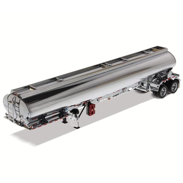 Diecast Masters Diecast Masters 1:50 Scale Heil FD 9300 DT C4 Petroleum Chrome Trailer 91034 for Collectors and Enthusiasts