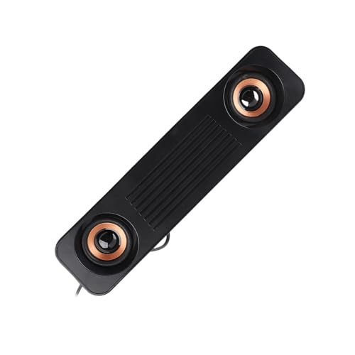 Yadoo Portable Computer Speakers Wired HiFi Stereo Subwoofer USB Powered Mini Sound Bar for TV PC Tablets Desktop Cellphone Laptop - View 9 of 9