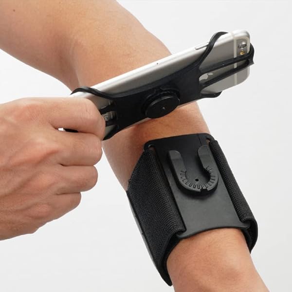 Bobrand 360 Rotatable Sport Running Armband Phone Holder for Samsung Galaxy S21 S22 S23 S24 iPhone 11 12 13 14 15 Pro Max Google Pixel Moto G - View 4 of 9