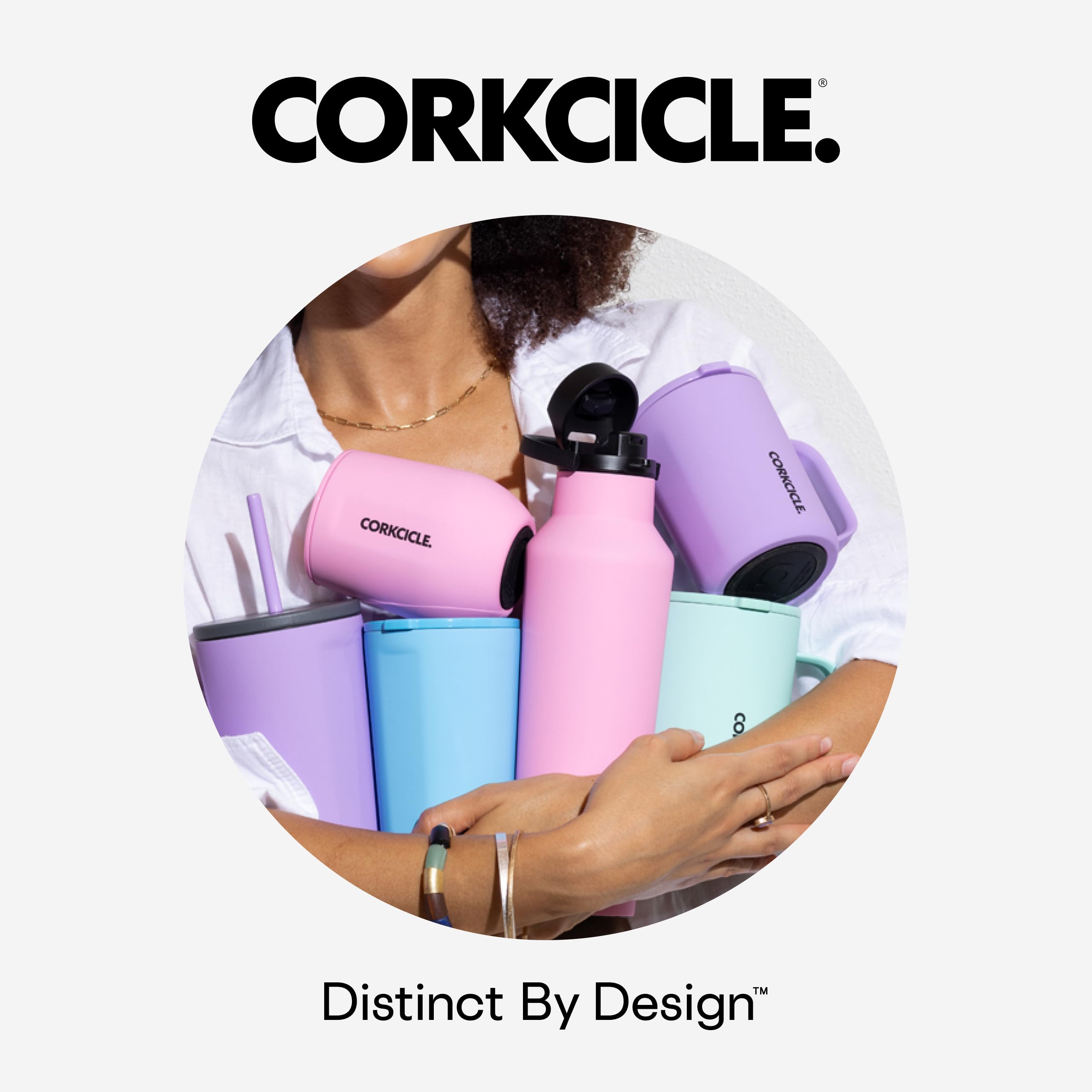 Corkcicle Corkcicle Sport Canteen Insulated Tumbler Black 32 oz Reusable Water Bottle Keeps Drinks Cold for 25 Hours Hot for 12 Hours Cupholder Friendly - View 9 of 9
