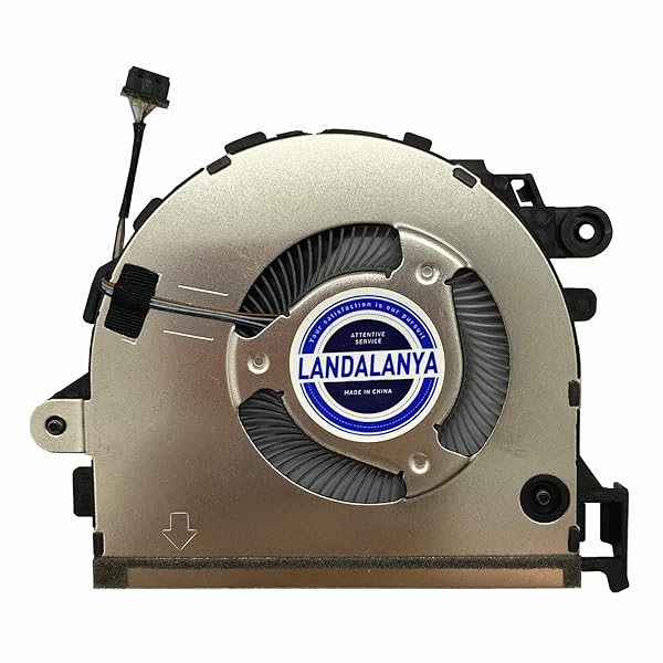 LANDALANYA LANDALANYA Replacement Laptop CPU Cooling Fan for HP EliteBook 835 G7, 840 G7, 845 G7 & ZBOOK Firefly 14 G7 - HSN-I36C-4 - View 4 of 4