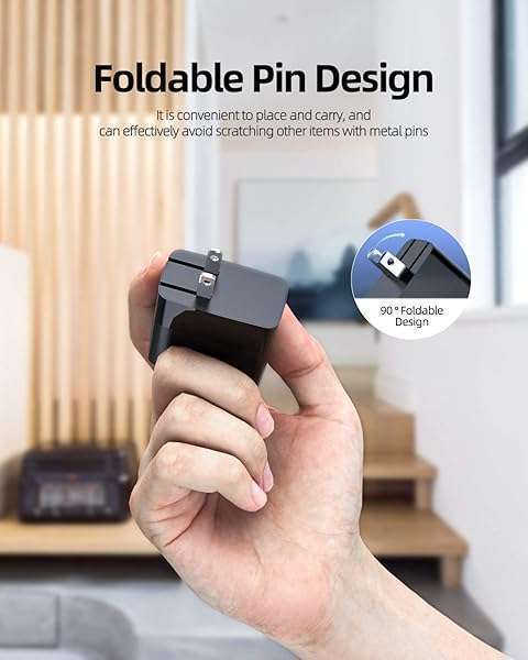 Superer 30W USB C Fast Wall Charger for Samsung Galaxy Z Fold & Flip Series - Includes 6FT Cable - View 3 of 8