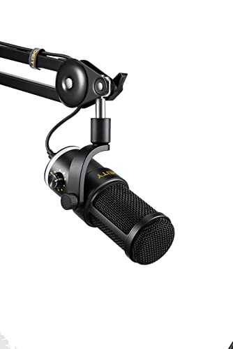 Deity Deity VO-7U Boom Arm Kit USB Dynamic Podcast Microphone with RGB Lights for Game Podcast Stream YouTube (Black) - View 3 of 6