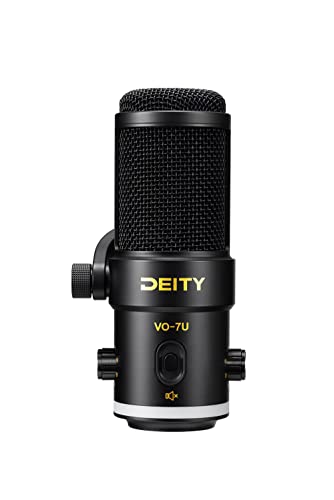 Deity Deity VO-7U Boom Arm Kit USB Dynamic Podcast Microphone with RGB Lights for Game Podcast Stream YouTube (Black) - View 4 of 6