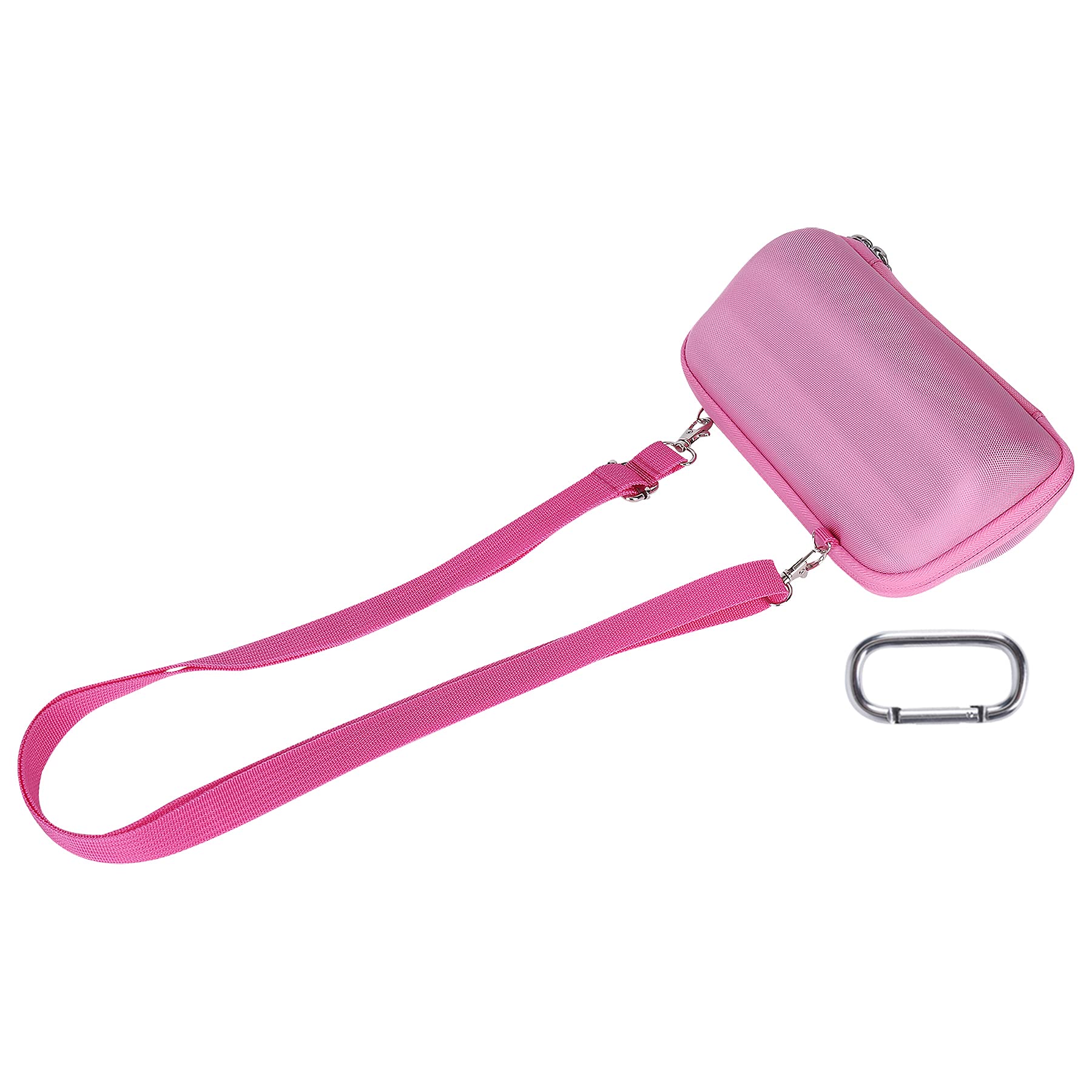 khanka Khanka Hard Travel Case and Silicone Replacement for JBL Flip 6 Waterproof Bluetooth Speaker Pink - View 8 of 9