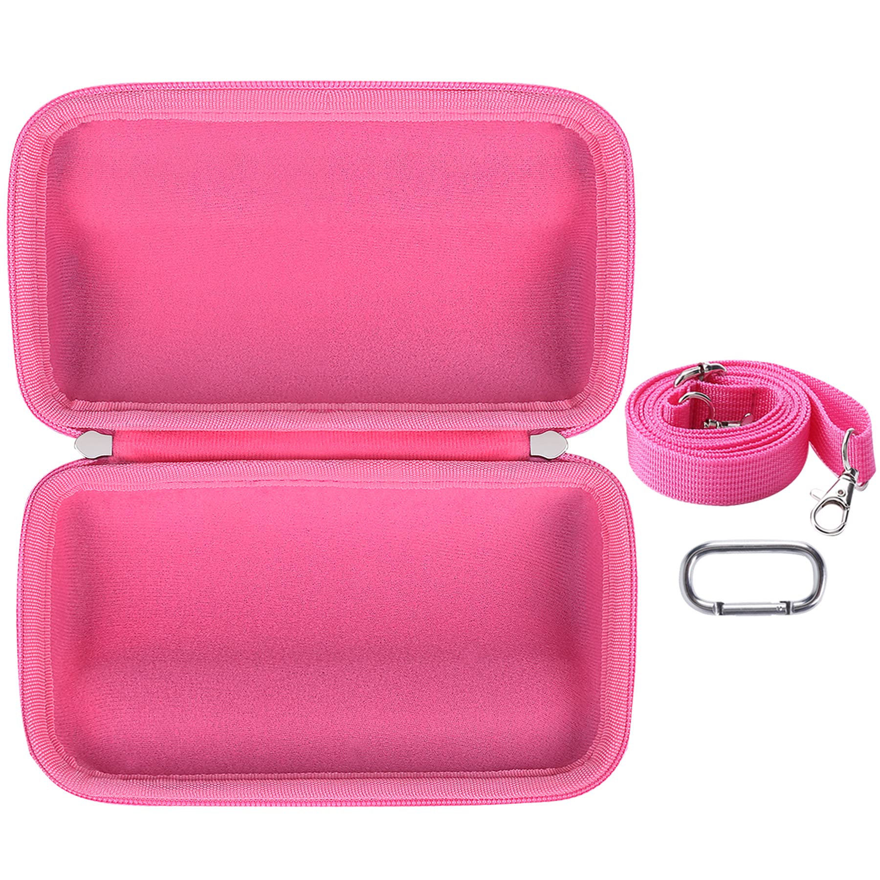 khanka Khanka Hard Travel Case and Silicone Replacement for JBL Flip 6 Waterproof Bluetooth Speaker Pink - View 9 of 9