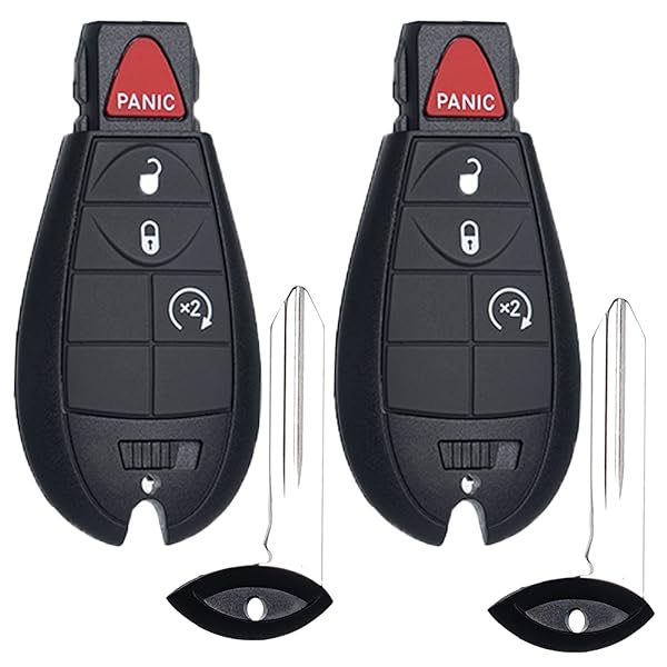 SUPALAND Key Fob FOBIK Replacement for Dodge Ram, Grand Caravan, Charger & More (2009-2012) - Keyless Remote Start Solution