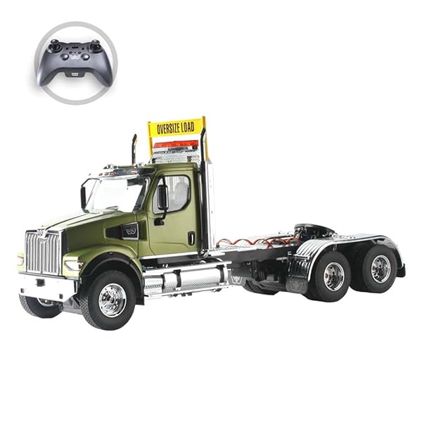 Diecast Masters Diecast Masters RC Truck Western Star 49X SFFA Tandem Axle Heavy-Haul Tractor 116 Scale Fully Functional Remote Control Model 27009 - View 2 of 10