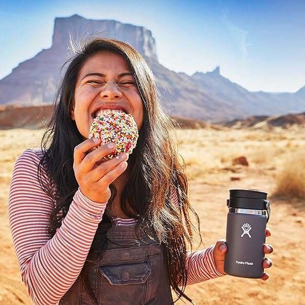 Hydro Flask Hydro Flask Wide Mouth 16 Oz with Flex Sip Lid - Insulated Travel Water Bottle & Coffee Tumbler - View 7 of 9