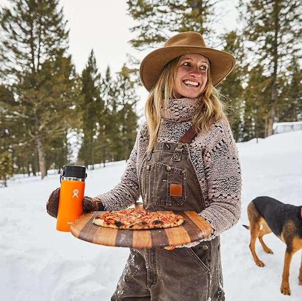 Hydro Flask Hydro Flask Wide Mouth 16 Oz with Flex Sip Lid - Insulated Travel Water Bottle & Coffee Tumbler - View 8 of 9