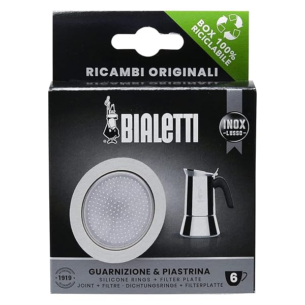 Bialetti Bialetti 800412 Spare Parts Gasket and Plate for Venus Kitty Musa and Class 6 Cups