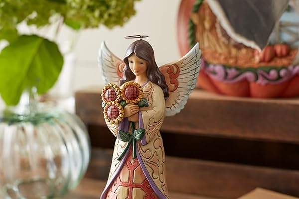 Enesco Enesco Jim Shore Fall Harvest Angel Figurine - 8.25 Inch Sunflower Design | Heartwood Creek Collectible - View 4 of 10