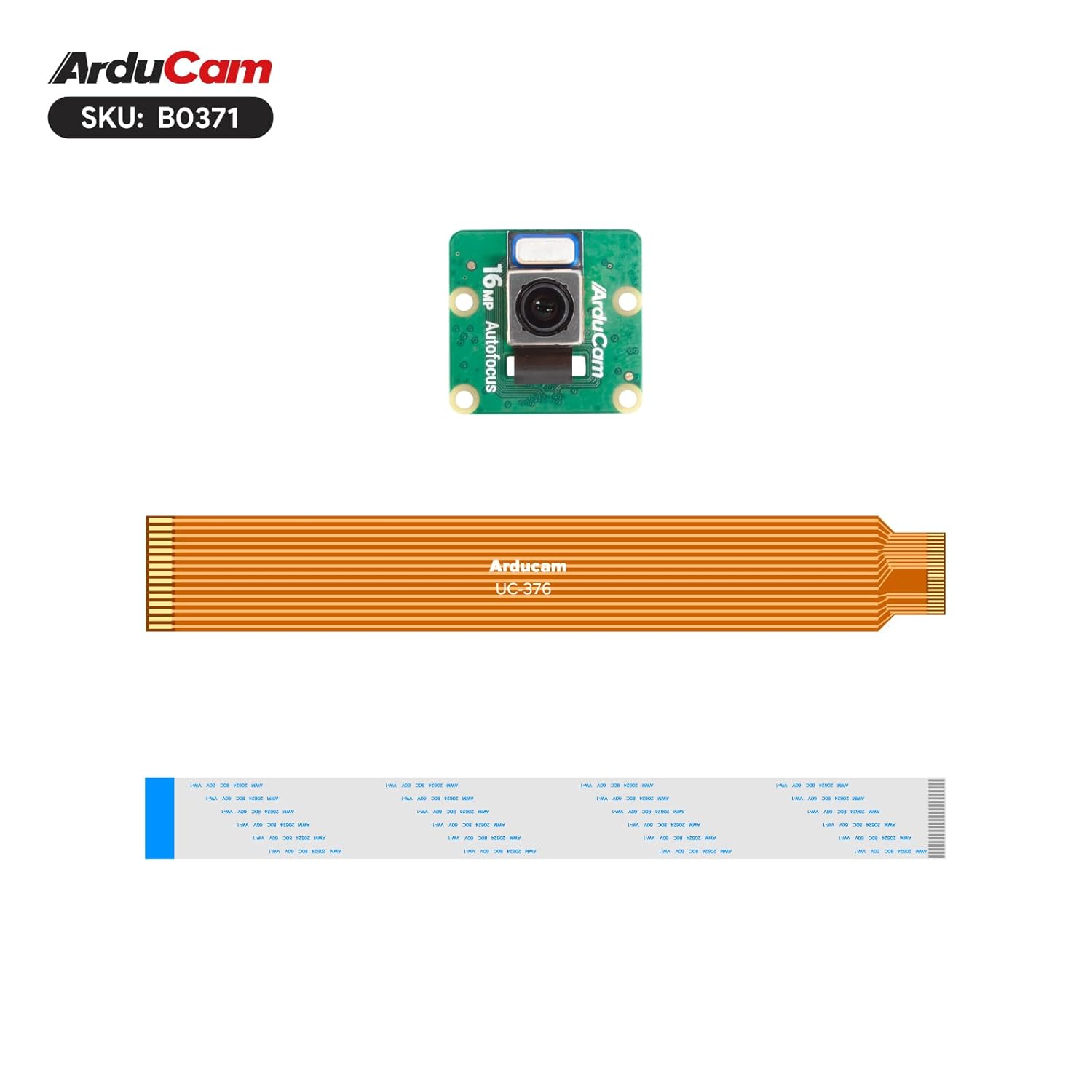 Arducam Arducam 16MP Autofocus Camera Module for Raspberry Pi with ABS Case High Resolution IMX519 for All Models - View 8 of 8