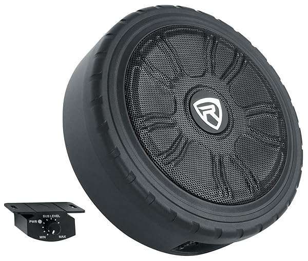 Rockville "Rockville WHEEL OF BASS 8" Slim Under-Seat Subwoofer for Trucks & Cars - Powerful Audio Upgrade" - View 3 of 11