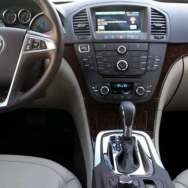 Flylin Upgrade Your Buick Verano Regal with Automatic Gear Shift Knob Cover - Black Shifter Handle for Opel Vauxhall - View 3 of 10