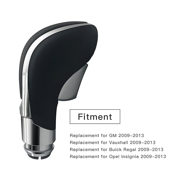 Flylin Upgrade Your Buick Verano Regal with Automatic Gear Shift Knob Cover - Black Shifter Handle for Opel Vauxhall - View 7 of 10