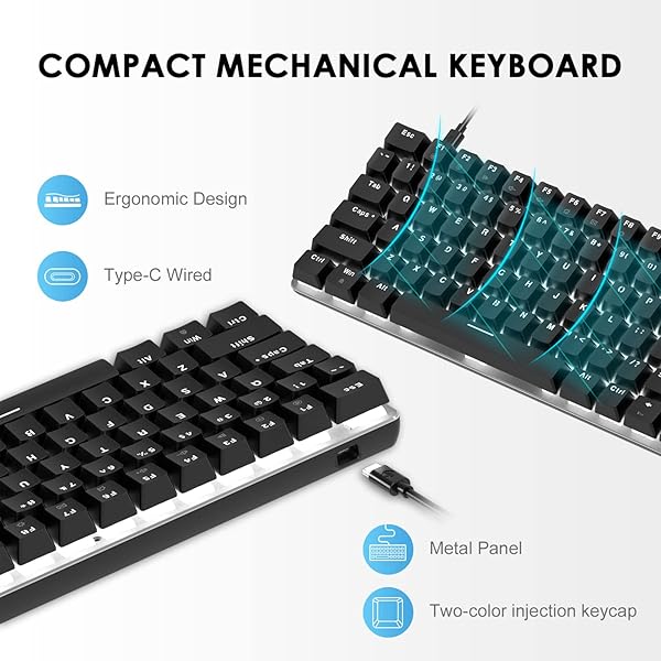 LexonElec LexonElec 80% Mechanical Gaming Keyboard - Hot-Swappable, Compact, Ergonomic, White Backlit, PBT Keycaps for Windows & Mac - View 8 of 9