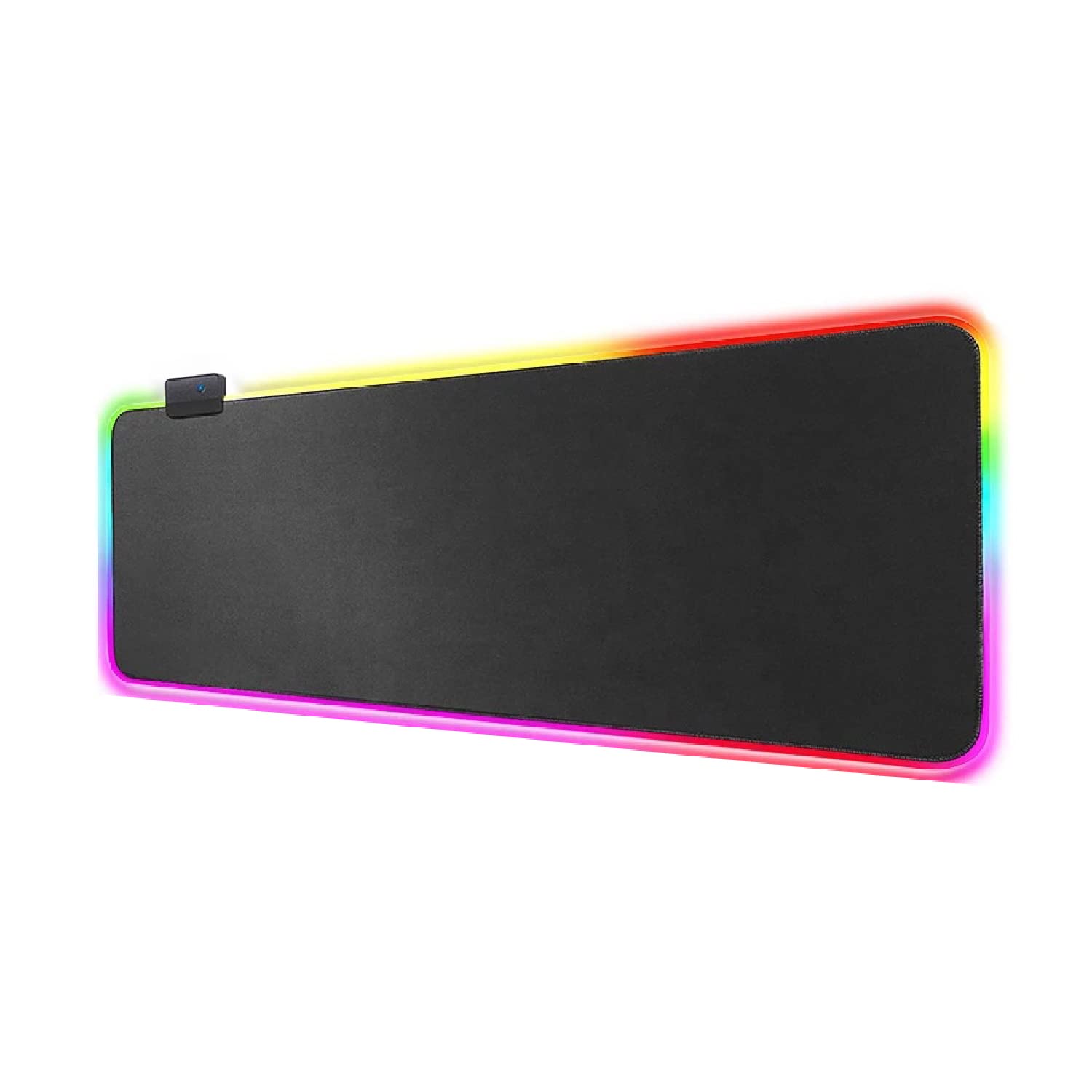 TalkWorks Extra Large RGB Gaming Mousepad - 14 Lighting Modes, Non-Slip Base, 12x31.5 Inches, Perfect for Gamers!