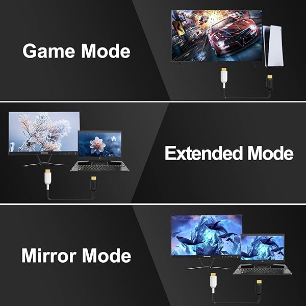 huaham Huaham 8K Fiber Optic HDMI Cable 33ft Ultra High Speed HDMI 2.1 8K60Hz 4K120Hz eARC Compatible with PS5 Xbox Series X Roku Sony LG CX TV - View 6 of 8