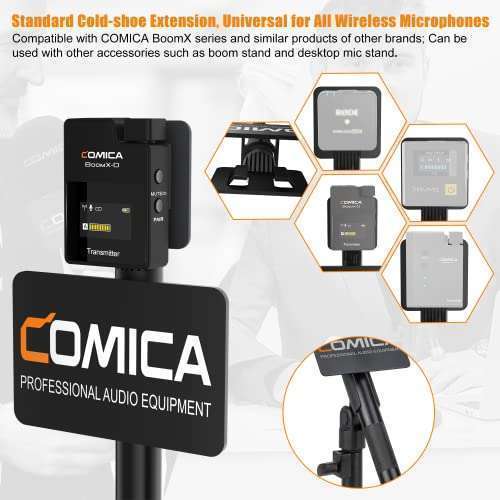 COMICA Comica HR-WM Handheld Adapter for Rode Wireless GO & BoomX - Perfect for Interviews & Video Shooting - View 3 of 8