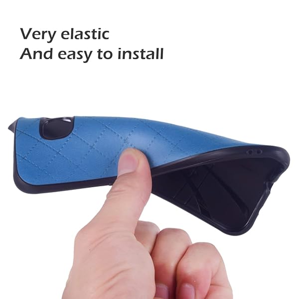 ELISORLI ELISORLI Rugged Slim Case for OnePlus 3 3T A3000 Anti-Slip Rubber TPU Mobile Phone Cover for Men Women Blue - View 5 of 6