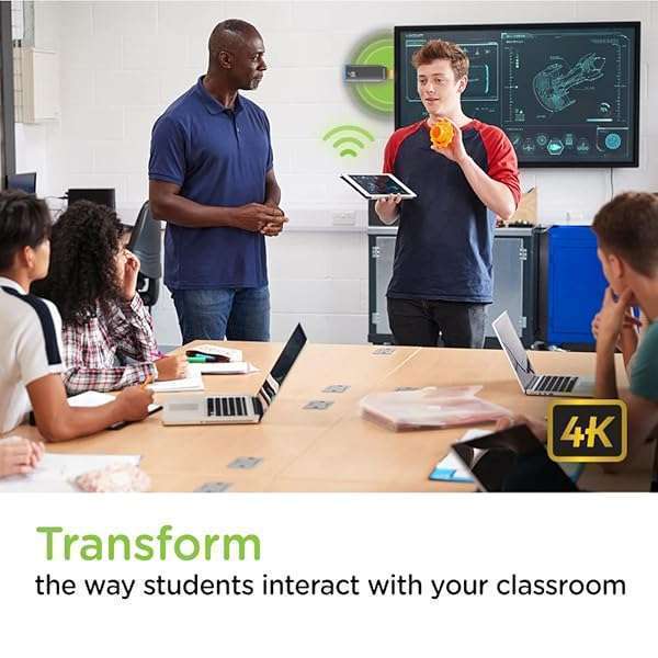 IOGEAR IOGEAR Mini Wireless 4K HDMI Adapter - Low Latency Screen Sharing for Phone, Tablet & PC - 30ft Range, WPA-2 Security - View 8 of 8