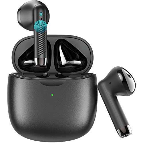 Jxrev Top Wireless Earbuds: Bluetooth 5.3, Noise Cancelling, IP7 Waterproof, 32H Playtime - Perfect for Android & iOS