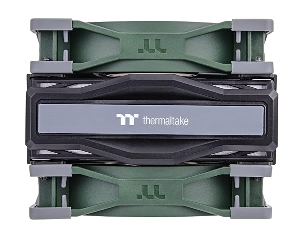 Thermaltake Thermaltake TOUGHAIR 510 CPU Cooler: 180W TDP, Dual 120mm Fans, Intel/AMD Compatible - Racing Green - View 6 of 9