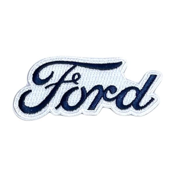 Detroit Shirt Company Ford Script Logo Patch for Clothes Dress Hat Jeans DIY Accessories for Custom Style