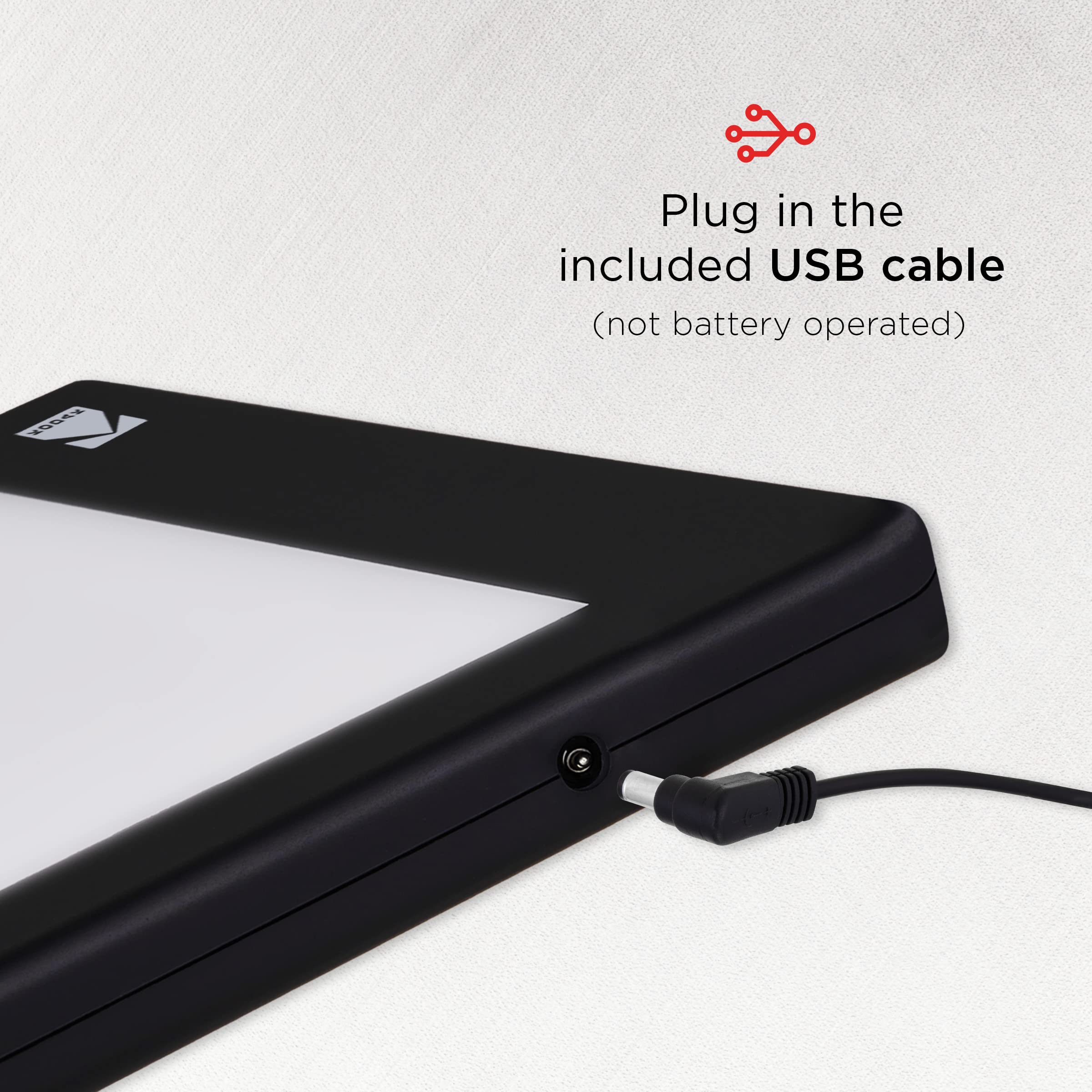 KODAK KODAK LED Light Box 8x6 for Negatives Slides Films Illuminated Board for Viewing Scanning Photos Tattoo Drawing Artist Sketching Stenciling - View 3 of 7