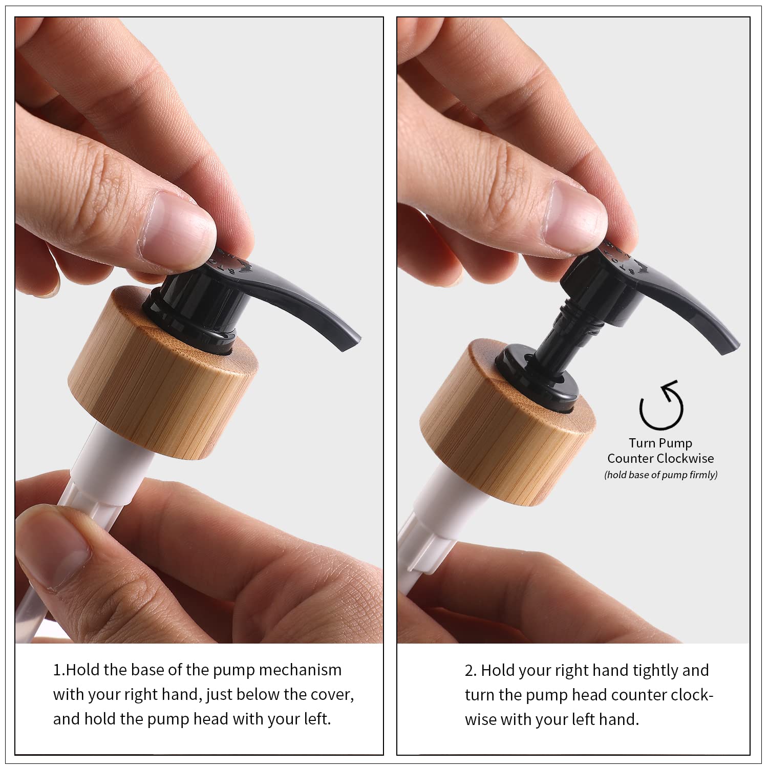 MOMEEMO MOMEEMO Black Soap Dispenser Set for Kitchen Decor Includes Hand and Dish Soap Dispenser Stylish and Functional Black Design - View 6 of 7