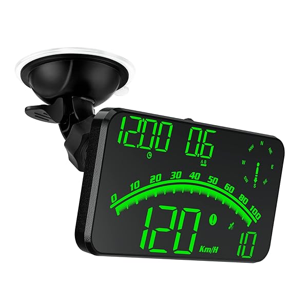 wiiyii "Wiiyii Digital GPS Speedometer: Upgraded 5.5" HUD Display for All Vehicles"