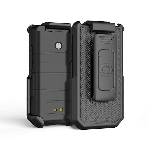 BELTRON BELTRON Heavy Duty Holster for CAT S22 Flip Phone - Rotating Belt Clip Case for T-Mobile & Unlocked Models - View 5 of 9