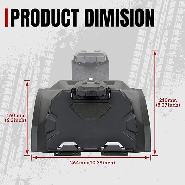 A & UTV PRO UTV PRO Teryx KRX 1000 Tablet Holder and Storage Box Organizer for Kawasaki Teryx KRX 1000 Accessories 2020 to 2025 - View 9 of 11