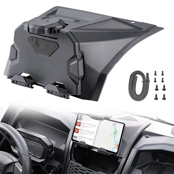 A & UTV PRO UTV PRO Teryx KRX 1000 Tablet Holder and Storage Box Organizer for Kawasaki Teryx KRX 1000 Accessories 2020 to 2025 - View 3 of 11