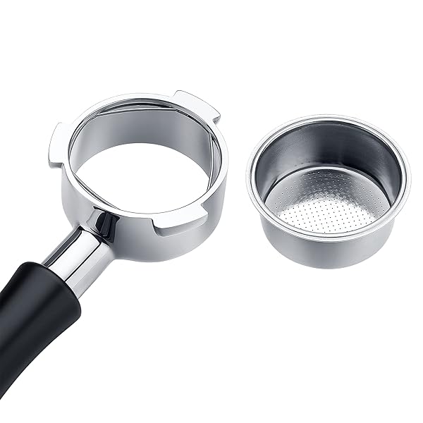 Normcore Normcore 51mm Naked Bottomless Portafilter for Delonghi EC680/EC685 & SMEG - Anodized Aluminum Handle & Filter Basket Included - View 7 of 9