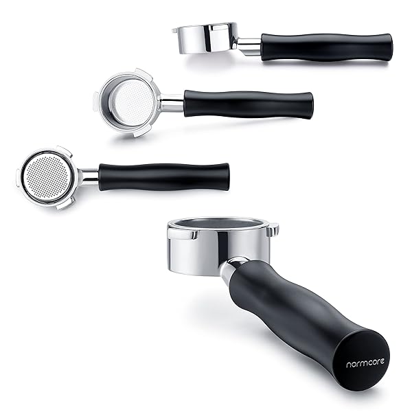 Normcore Normcore 51mm Naked Bottomless Portafilter for Delonghi EC680/EC685 & SMEG - Anodized Aluminum Handle & Filter Basket Included