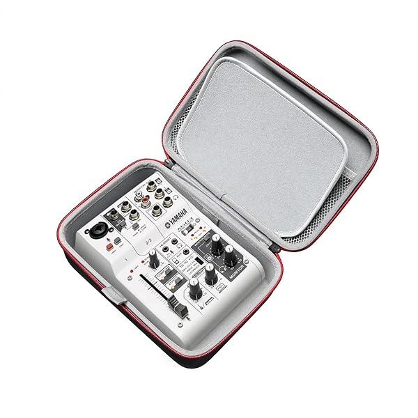 RLSOCO RLSOCO Black Case for Yamaha MG06X MG06 AG06 AG06mk2 AG03 AG03mk2 Channel Mixer - View 3 of 8