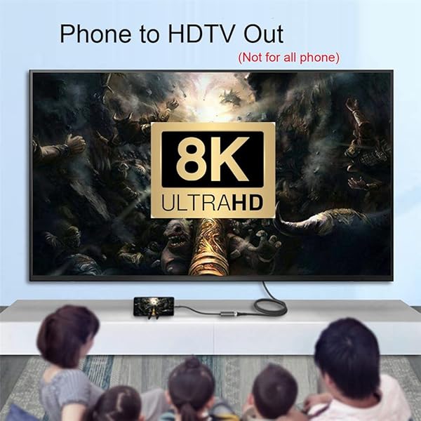 xiwai Xiwai USB4 USB-C to HDMI 2.0 Cable 8K 60Hz UHD 4K for Male Monitor Display - View 8 of 11