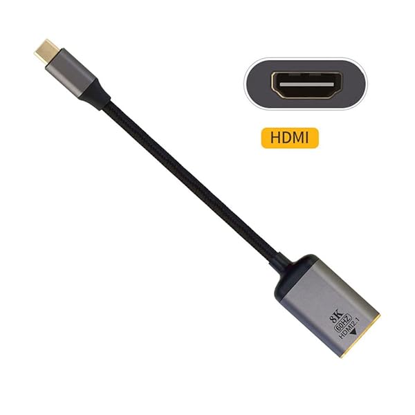 xiwai Xiwai USB4 USB-C to HDMI 2.0 Cable 8K 60Hz UHD 4K for Male Monitor Display - View 11 of 11