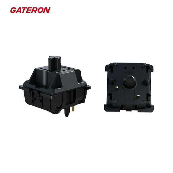 Mechkeeb Gateron Oil King V2 55g Linear Pre Lubed Mechanical Keyboard Switches 110 PCS Custom Switches for Fast Performance - View 7 of 11